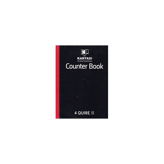 Counter Book A4 4 Quire