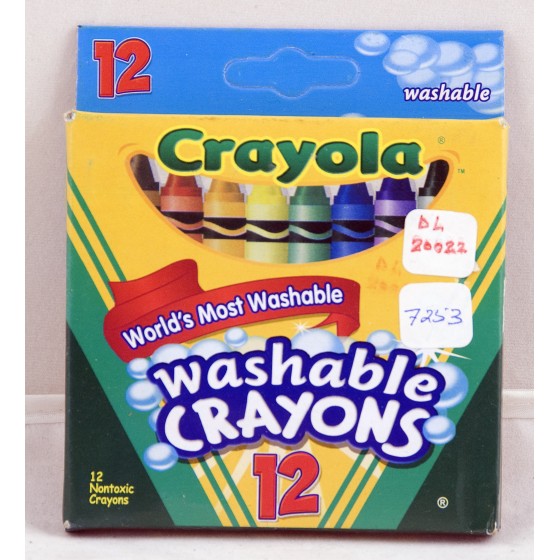 WASHABLE CRAYONS- SET OF 12