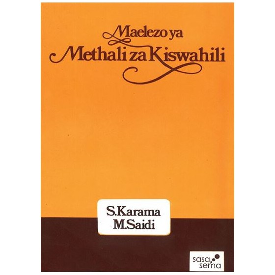 MAELEZO YA METHALI ZA...