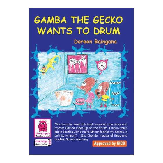 Gamba the Gecko wants to Drum